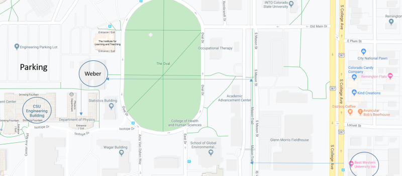 CCUSM – Maps + Parking